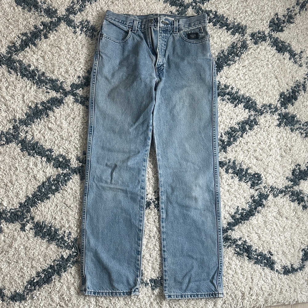 Harley-Davidson Light Blue Straight Jeans